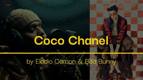 coco chanel by bad bunny|coco chanel lyrics english.